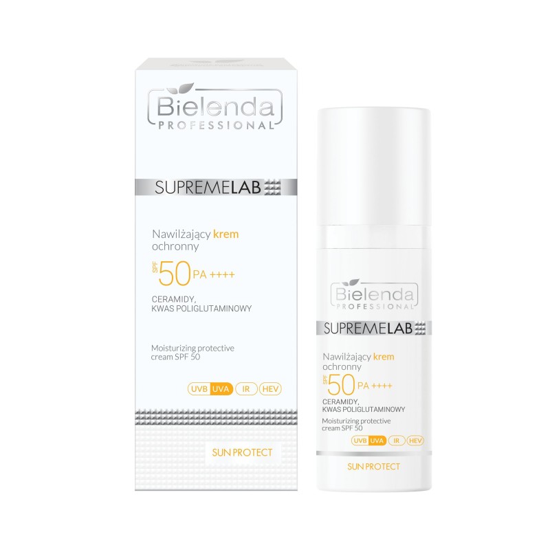 Bielenda SupremeLab Nawilżający Krem Ochronny SPF 50 50 ml