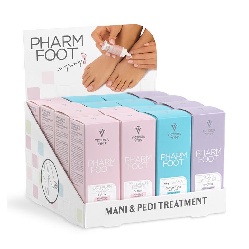 Pharm Foot Pakiet Mani & Pedi Treatment Terapia Aparatu Paznokcia W Salonie I W Domu