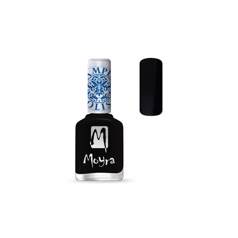 Moyra Lakier Do Stempli 06 Black 12 Ml