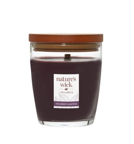 Yankee Candle Nature's Wick Świeca Średnia Wildberry & Jasmine