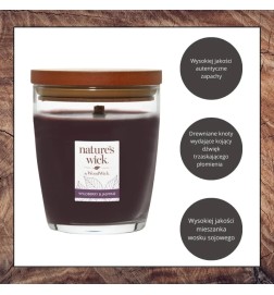 Yankee Candle Nature's Wick Świeca Średnia Wildberry & Jasmine