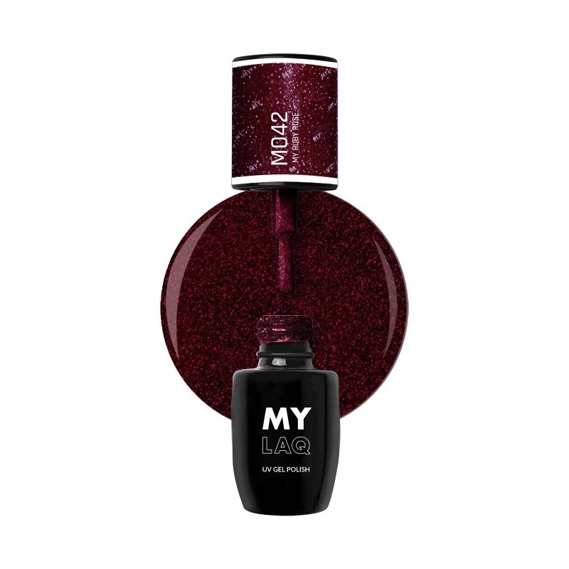 Lakier Hybrydowy MyLaq M042 My Ruby Rose 5ml