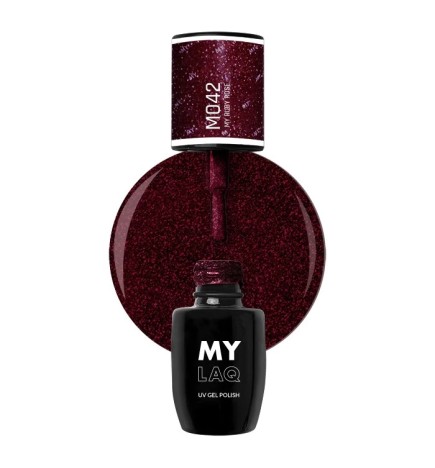 Lakier Hybrydowy MyLaq M042 My Ruby Rose 5ml