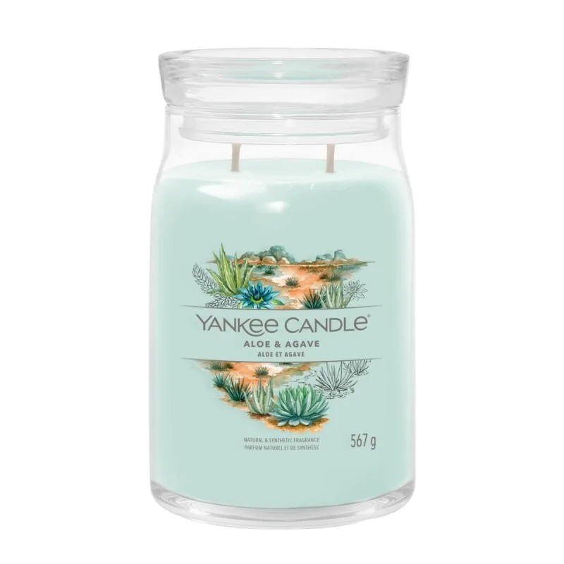 Yankee Candle Signature Świeca Zapachowa Duża Aloe & Agave