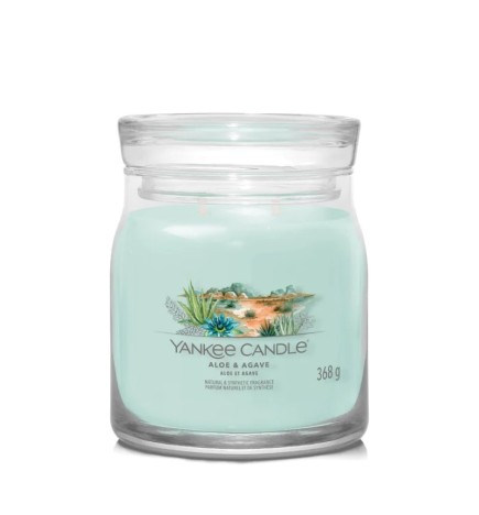 Yankee Candle Świeca Zapachowa Słoik Średni Aloe & Agave