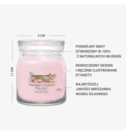 Yankee Candle Świeca Zapachowa Słoik Średni Desert Blooms