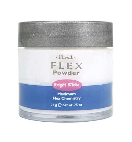 IBD Akryl Do Paznokci Flex Powder Bright White 113g