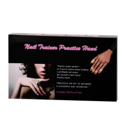 Ręka Dłoń do Ćwiczeń Nauki Manicure Paznokcie Tips 95