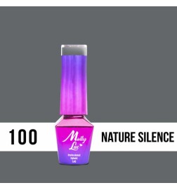 Lakier Hybrydowy MollyLac Pure Nature Silence Nr.100 5ml