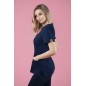 Rena Bluza Medyczna Scrubs 101 - Jeansowy Granat