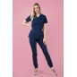 Rena Bluza Medyczna Scrubs 101 - Jeansowy Granat