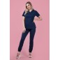 Rena Bluza Medyczna Scrubs 101 - Jeansowy Granat