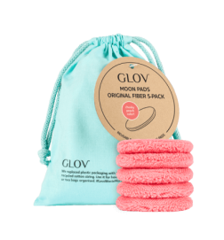 GLOV Waciki Wielorazowe Moon Pads Original Fiber 5-Pack Cheeky Peach