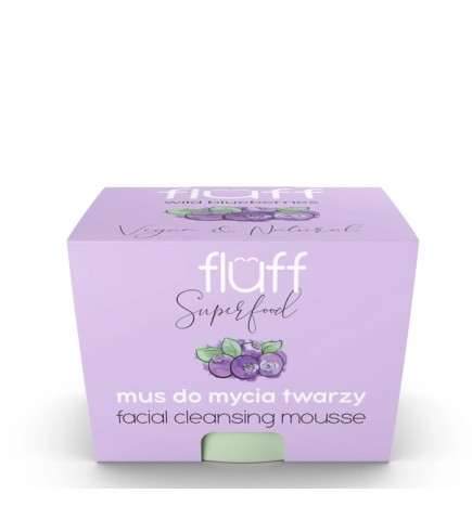 Fluff - Mus do Oczyszczania Twarzy Jagody Leśne 50ml