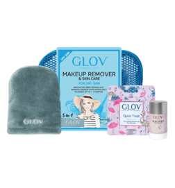 GLOV Travel Set Dry Skin Podróżny Zestaw Do Demakijażu Niebieski