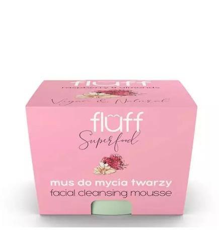 Fluff - Mus do Oczyszczania Twarzy Malina z Migdałami 50ml