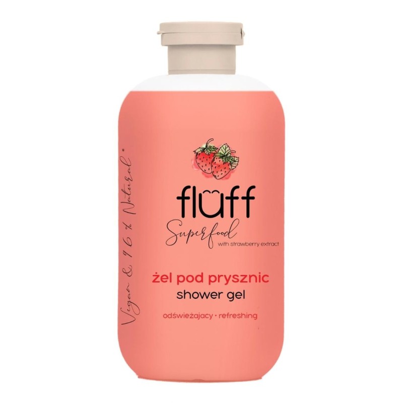 Fluff - Żel pod Prysznic Truskawka 500ml