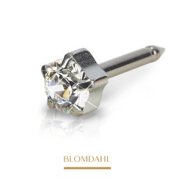 Blomdahl - Kolczyk Tiffany Crystal 4mm 2szt