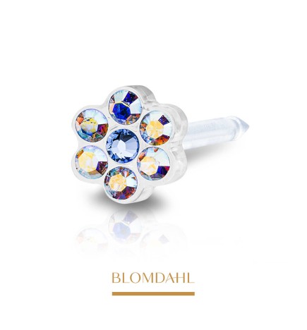 Blomdahl - Kolczyk Daisy Rainbow/ Alexandrite 5mm 2szt