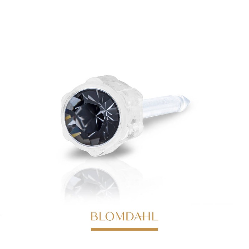 Blomdahl - Kolczyk Black Diamond 4mm 2szt