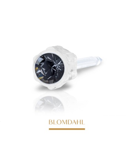 Blomdahl - Kolczyk Black Diamond 4mm 2szt