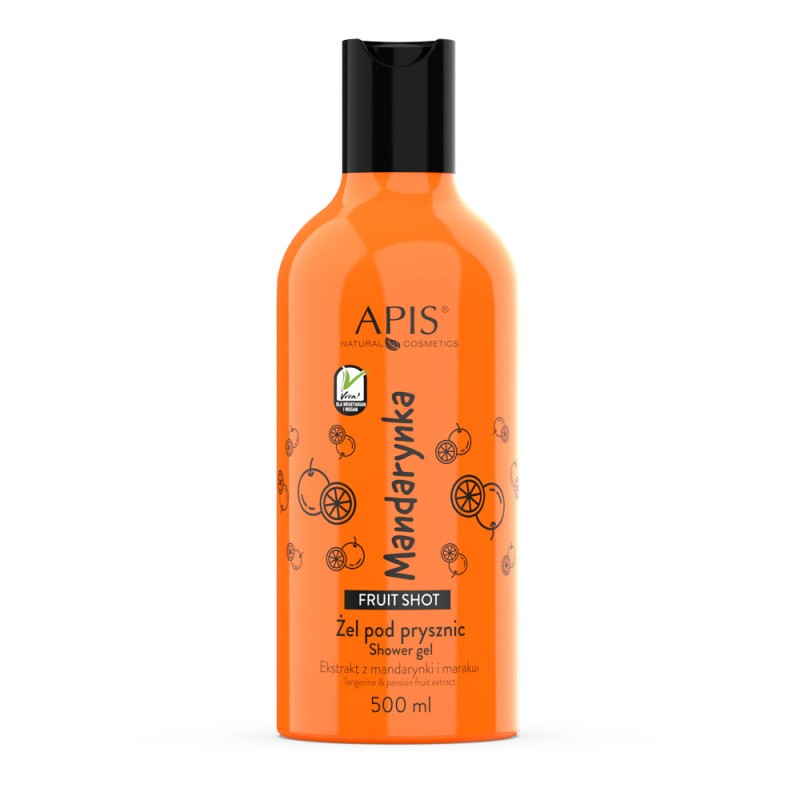 Apis Fruit Shot Mandarynkowy Żel Pod Prysznic 500ml