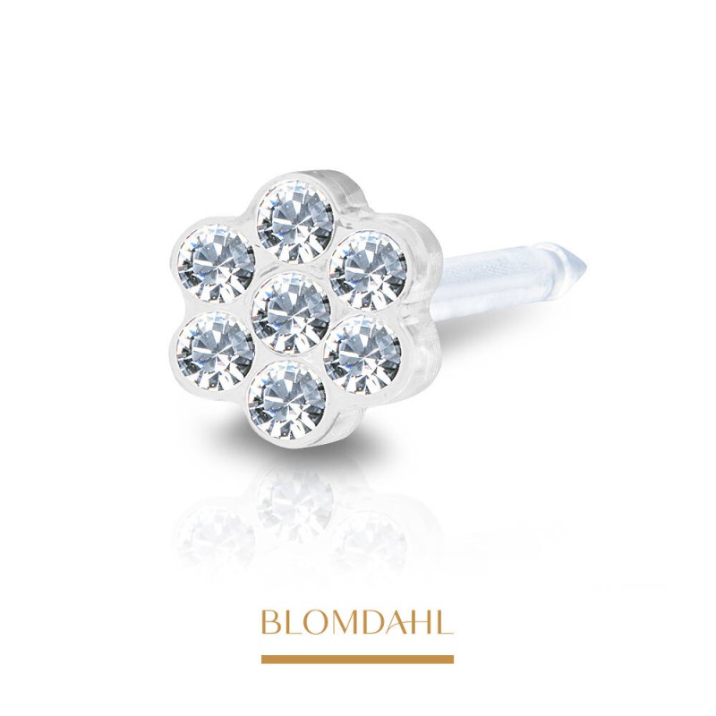 Blomdahl - Kolczyk Daisy Crystal 5mm 2szt