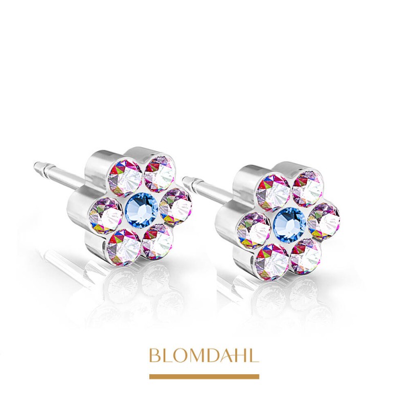 Blomdahl -Kolczyk Daisy Rainbow/ Alexandrite 5 mm SFJ 2szt