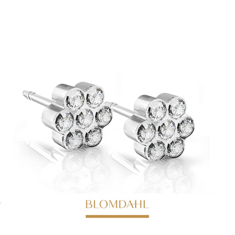 Blomdahl -KolczykDaisy Crystal 5 mm SFJ 2szt