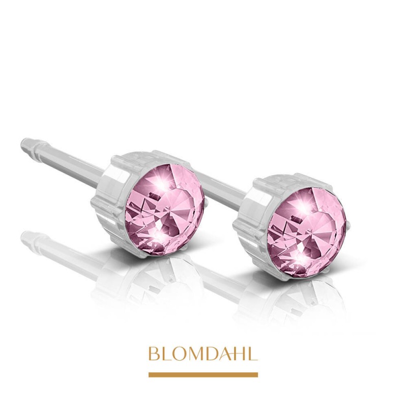 Blomdahl - Kolczyk Light Rose 4 mm SFJ 2 Szt.