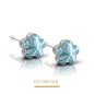 Blomdahl - Kolczyk Flower Aquamarine 6mm SFJ 2 Szt