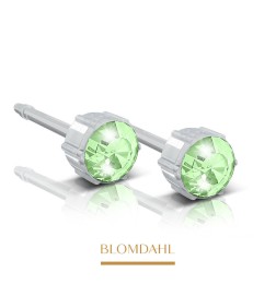 Blomdahl -Kolczyk Peridot 4mm 15-0103-16 2szt