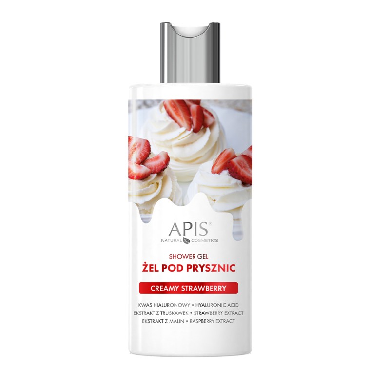 Apis Creamy Strawberry Żel Pod Prysznic 300 Ml