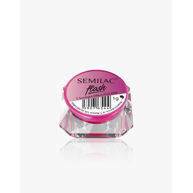 Semilac Flash Sunlight Effect Pink 669