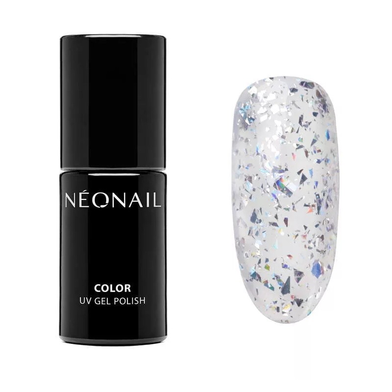 Lakier Hybrydowy NeoNail Silver Confetti 7,2ml