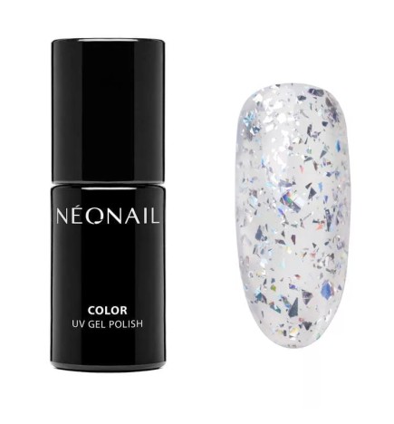 Lakier Hybrydowy NeoNail Silver Confetti 7,2ml