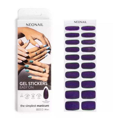 Lakier Hybrydowy do Manicure w Naklejce NeoNail Gel Stickers Easy On M02