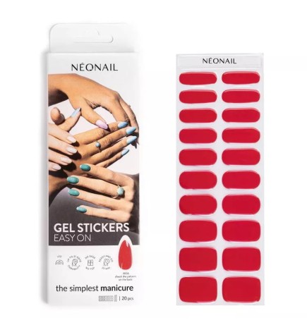 Lakier Hybrydowy do Manicure w Naklejce NeoNail Gel Stickers Easy On M06