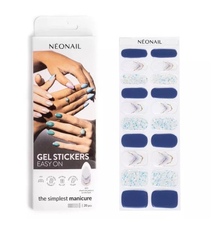 Lakier Hybrydowy do Manicure w Naklejce NeoNail Gel Stickers Easy On M10