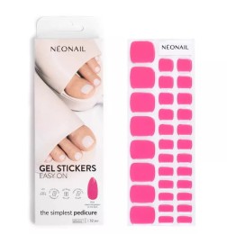 Lakier Hybrydowy do Pedicure w Naklejce NeoNail Gel Stickers Easy On P02