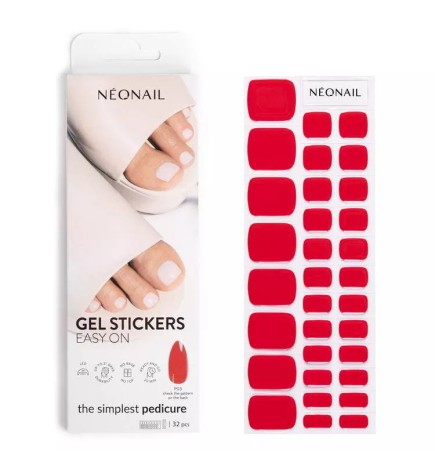 Lakier Hybrydowy do Pedicure w Naklejce NeoNail Gel Stickers Easy On P03