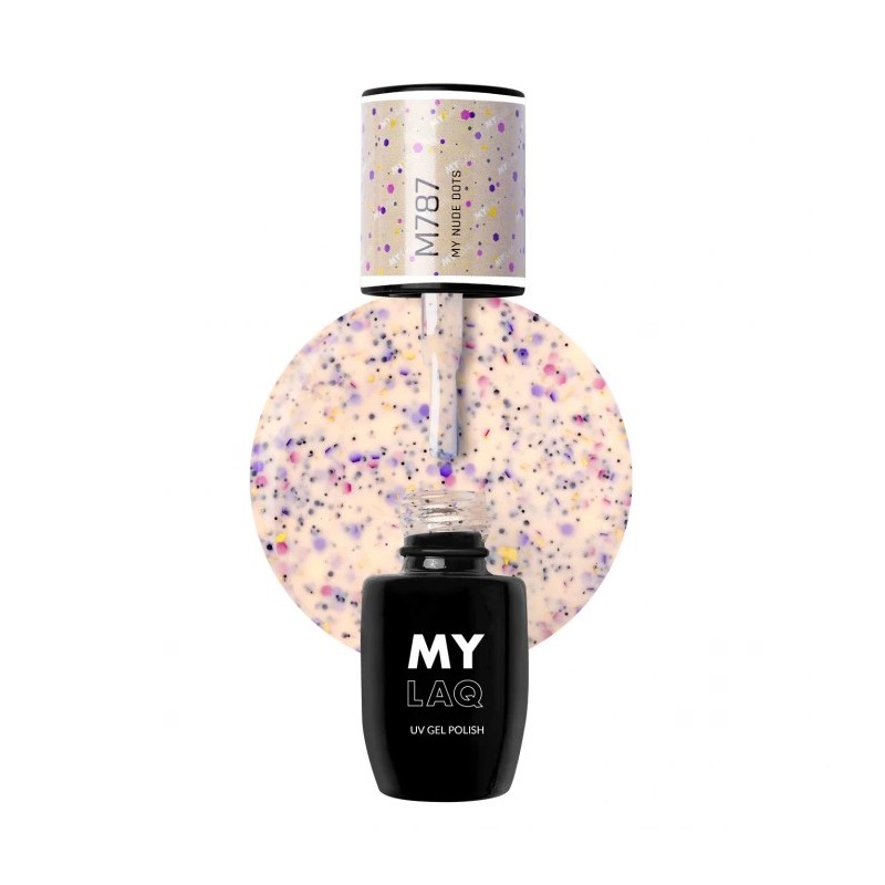 Lakier Hybrydowy MyLaq M787 My Nude Dots 5ml