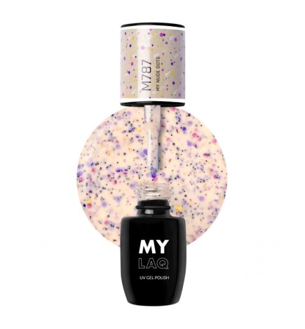 Lakier Hybrydowy MyLaq M787 My Nude Dots 5ml