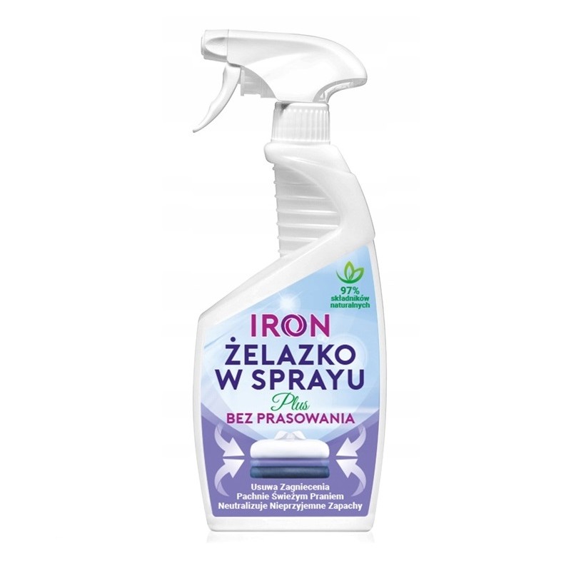 Żelazko w Sprayu Iron Płyn Prasujący 750ml