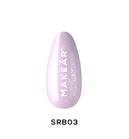 Makear SRB03 Andromeda - Sparkling Rubber Base