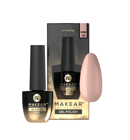 Makear Baza Kauczukowa NRB08 Dark Beige Nude Rubber Base