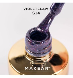 Makear Lakier Hybrydowy S14 Violetclaw