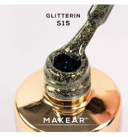 Makear Lakier Hybrydowy S15 Glitterin