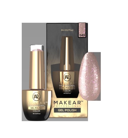 Makear Lakier Hybrydowy S43 Goldberry