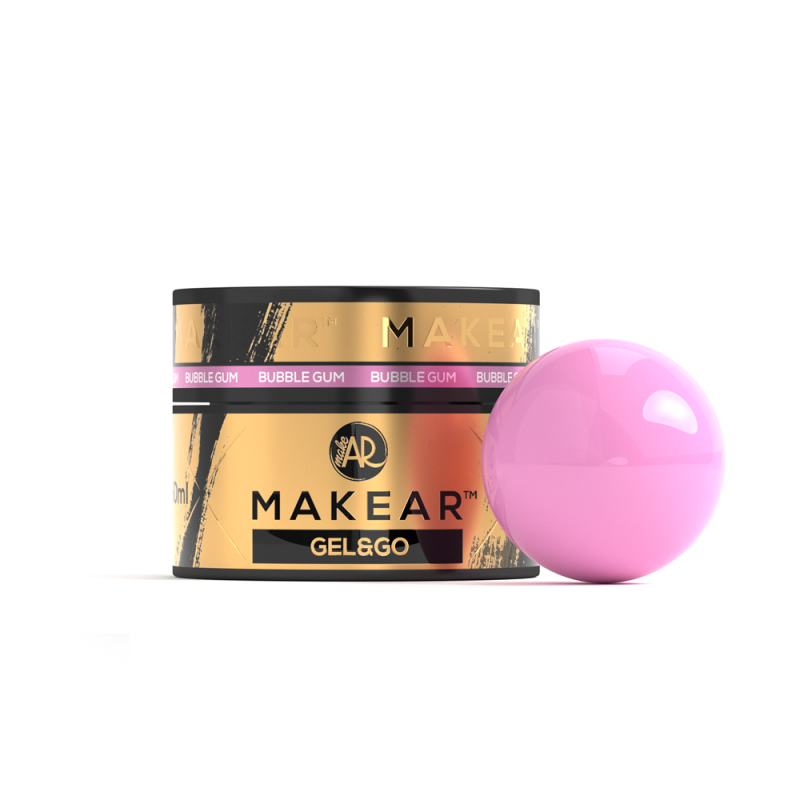 Makear Żel Budujący Samopoziomujący GG06 Bubble Gum - Gel&Go 50ml